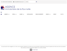 Tablet Screenshot of immoravi.com